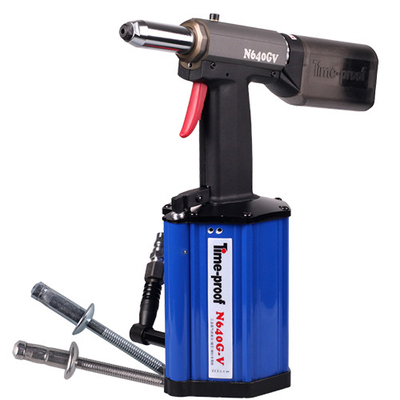 Air Riveter Stroke 20mm Industrial Rivet Tool con sistema di aspirazione